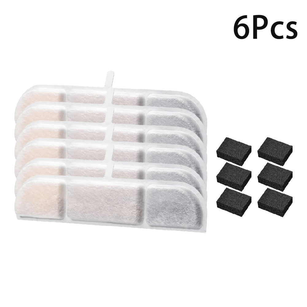Filtros para fuente de agua de mascotas – Pack de 6/12/16/20/24 unidades