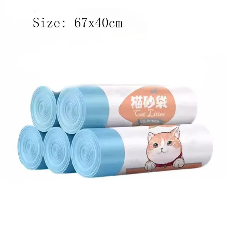 Bolsas gruesas con cordón para arenero inteligente de gato
