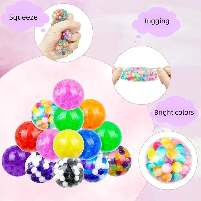 Bolas antiestrés de colores para niños, fiestas y regalos