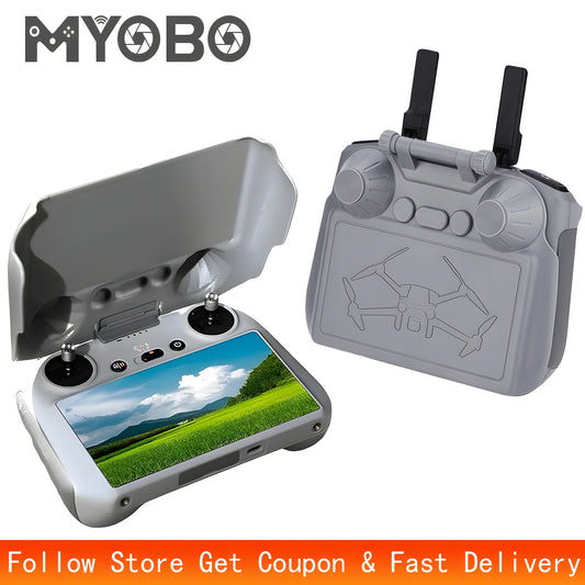 Kit protector para mando DJI RC con carcasa, pantalla y parasol