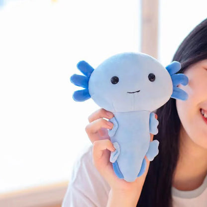Peluche de ajolote kawaii suave – cojín decorativo para regalo