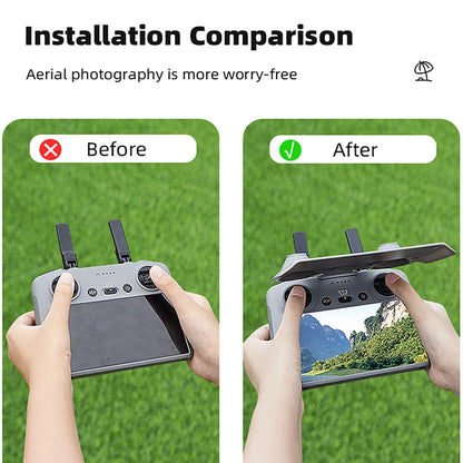 Kit protector para mando DJI RC con carcasa, pantalla y parasol