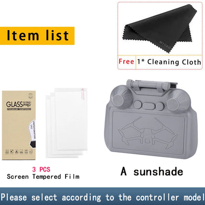 Kit protector para mando DJI RC con carcasa, pantalla y parasol