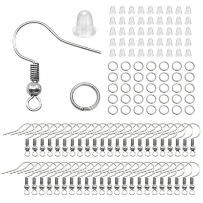 Kit de ganchos hipoalergénicos para pendientes DIY