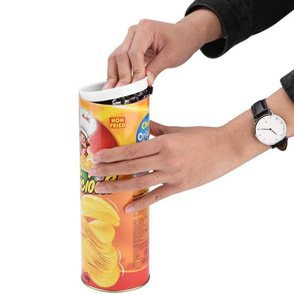 Bote sorpresa con serpiente de resorte para bromas y fiestas