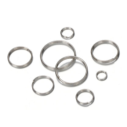 50 uds conector para llavero para DIY hacer llaveros Findings