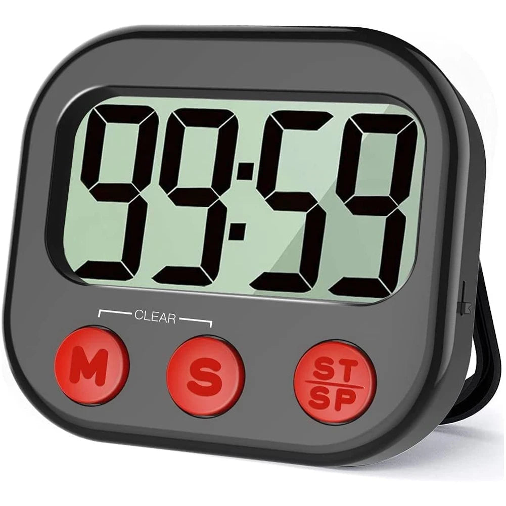 Temporizador digital magnético con pantalla LCD para cocina