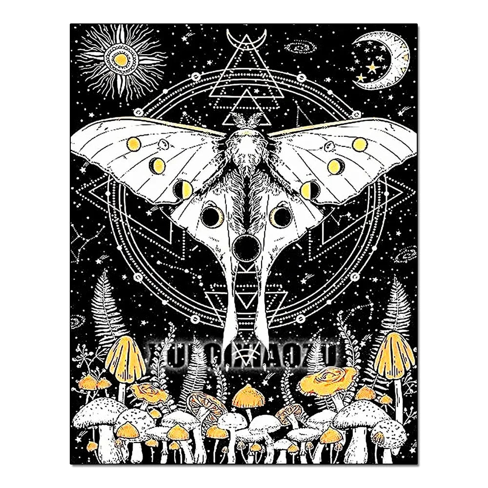 Kit de pintura con diamantes 5D de mariposa para principiantes