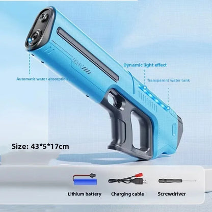 Pistola de agua eléctrica automática para verano y piscina
