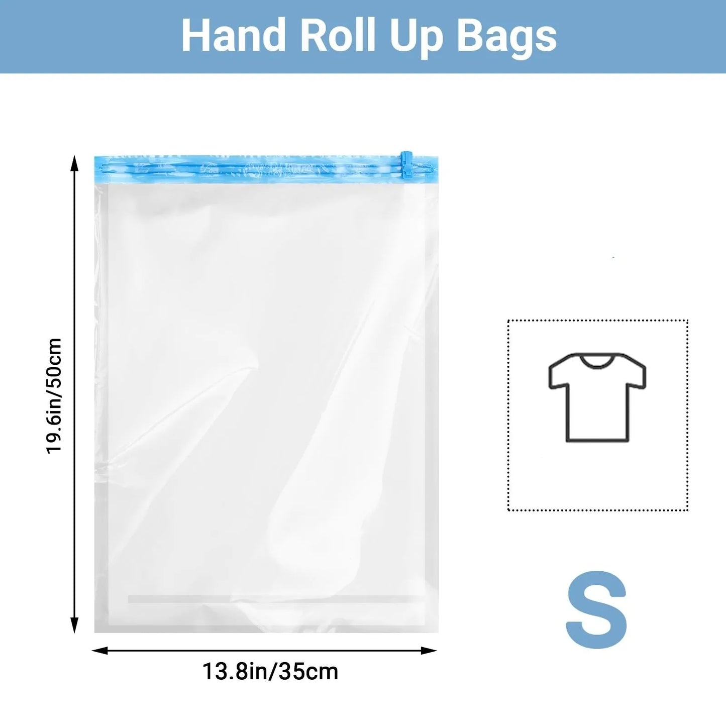 Bolsas de compresión al vacío para viaje y organización de ropa