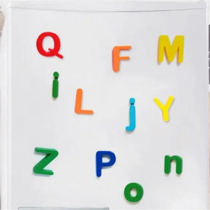 Letras magnéticas para nevera: aprendizaje, ortografía y conteo