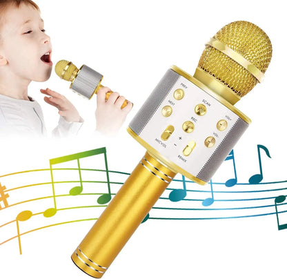 Micrófono karaoke inalámbrico Bluetooth para fiestas