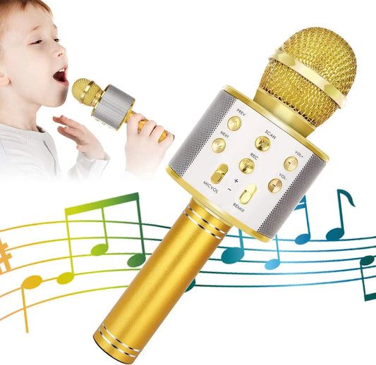 Micrófono karaoke inalámbrico Bluetooth para fiestas