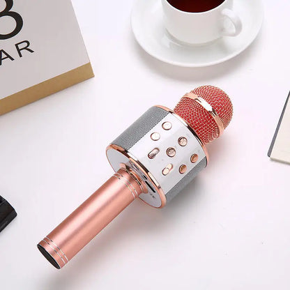 Micrófono karaoke inalámbrico Bluetooth para fiestas
