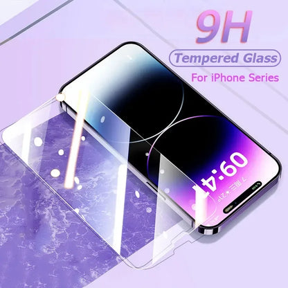 Protector de pantalla de cristal templado para iPhone