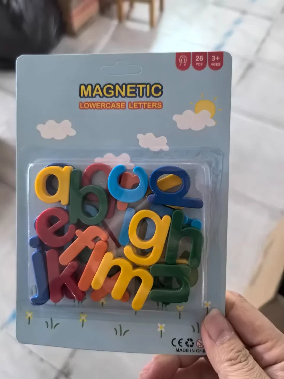 Letras magnéticas para nevera: aprendizaje, ortografía y conteo