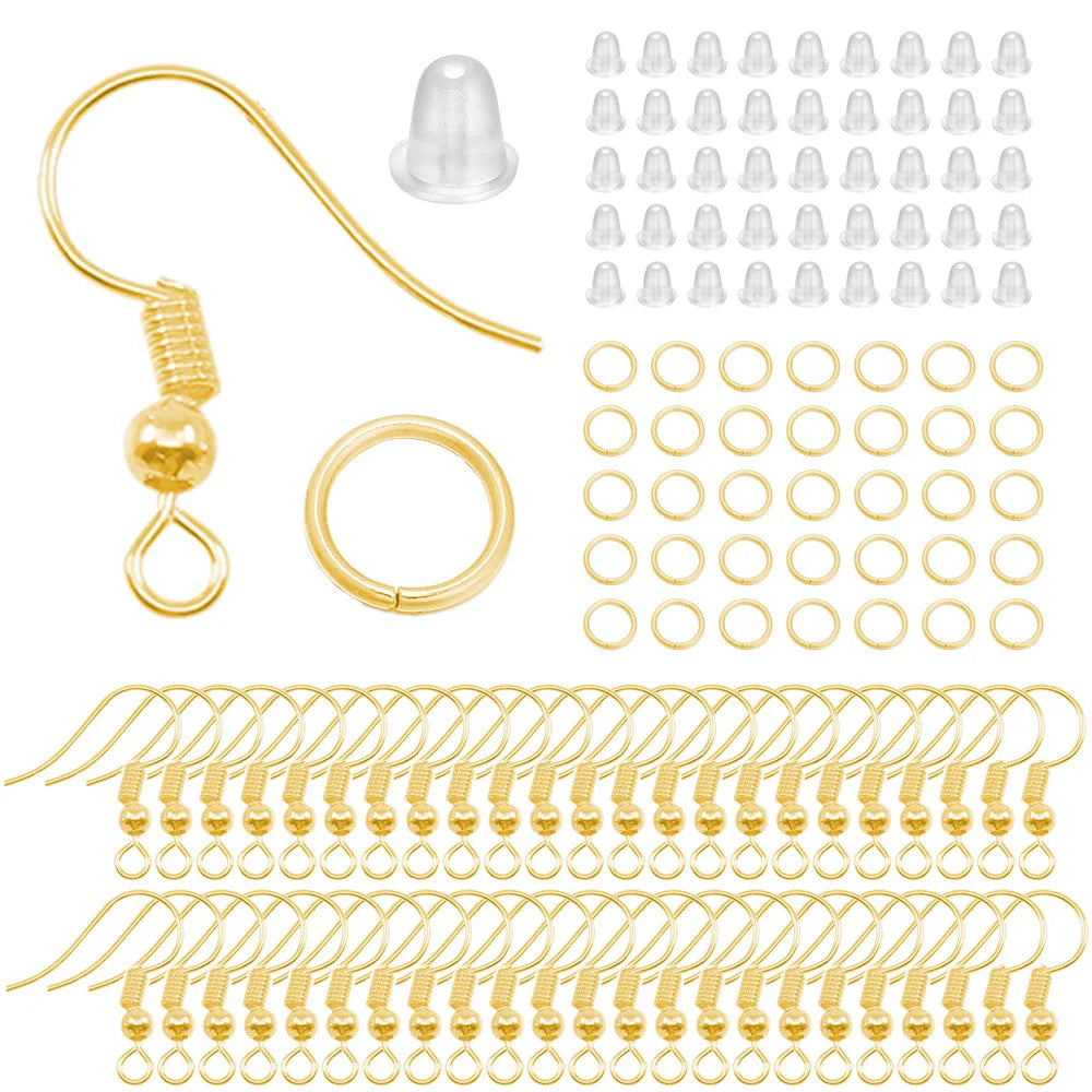 Kit de ganchos hipoalergénicos para pendientes DIY