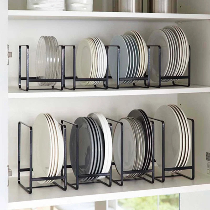 Cocina estante estante para platos Cabinet plato estante Dinner placa Drain estante Countertop