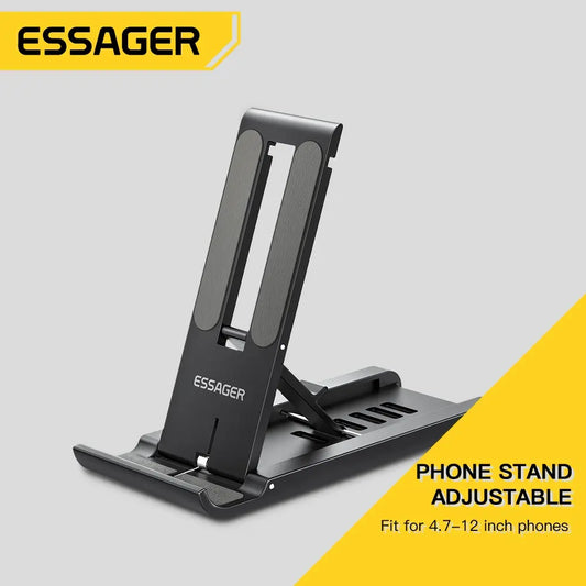 Soporte plegable portátil de escritorio para móvil y tablet