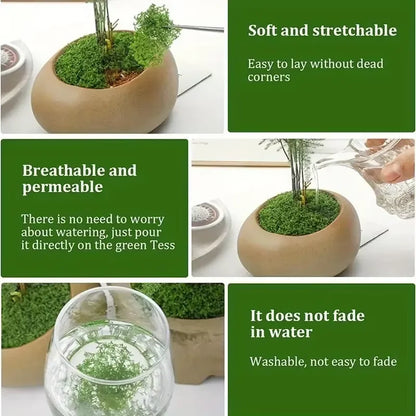 Lifelike Evergreen musgo artificial: Ideal para DIY Crafts, decoración del hogar, bodas &