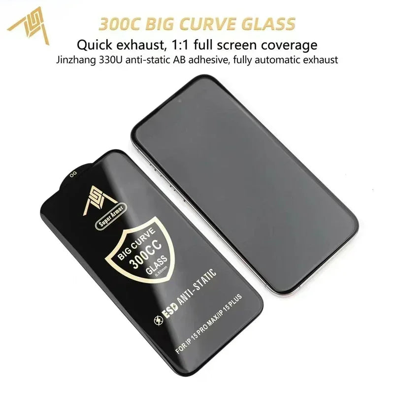 Protector de pantalla de cristal templado para iPhone