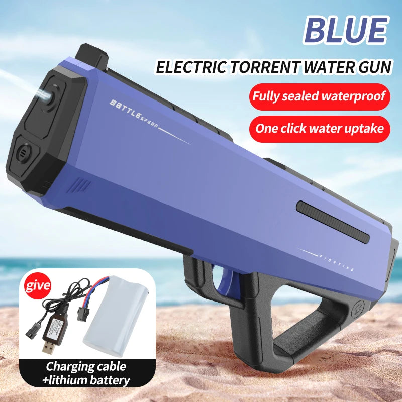 Pistola de agua eléctrica automática para verano y piscina