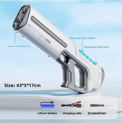 Pistola de agua eléctrica automática para verano y piscina