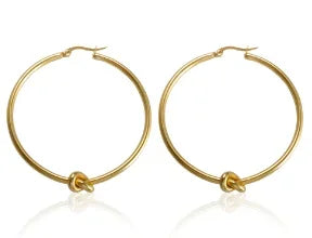 Shiny Zircon pendientes de aro para mujer Trendy Golden acero inoxidable Circle orejaring