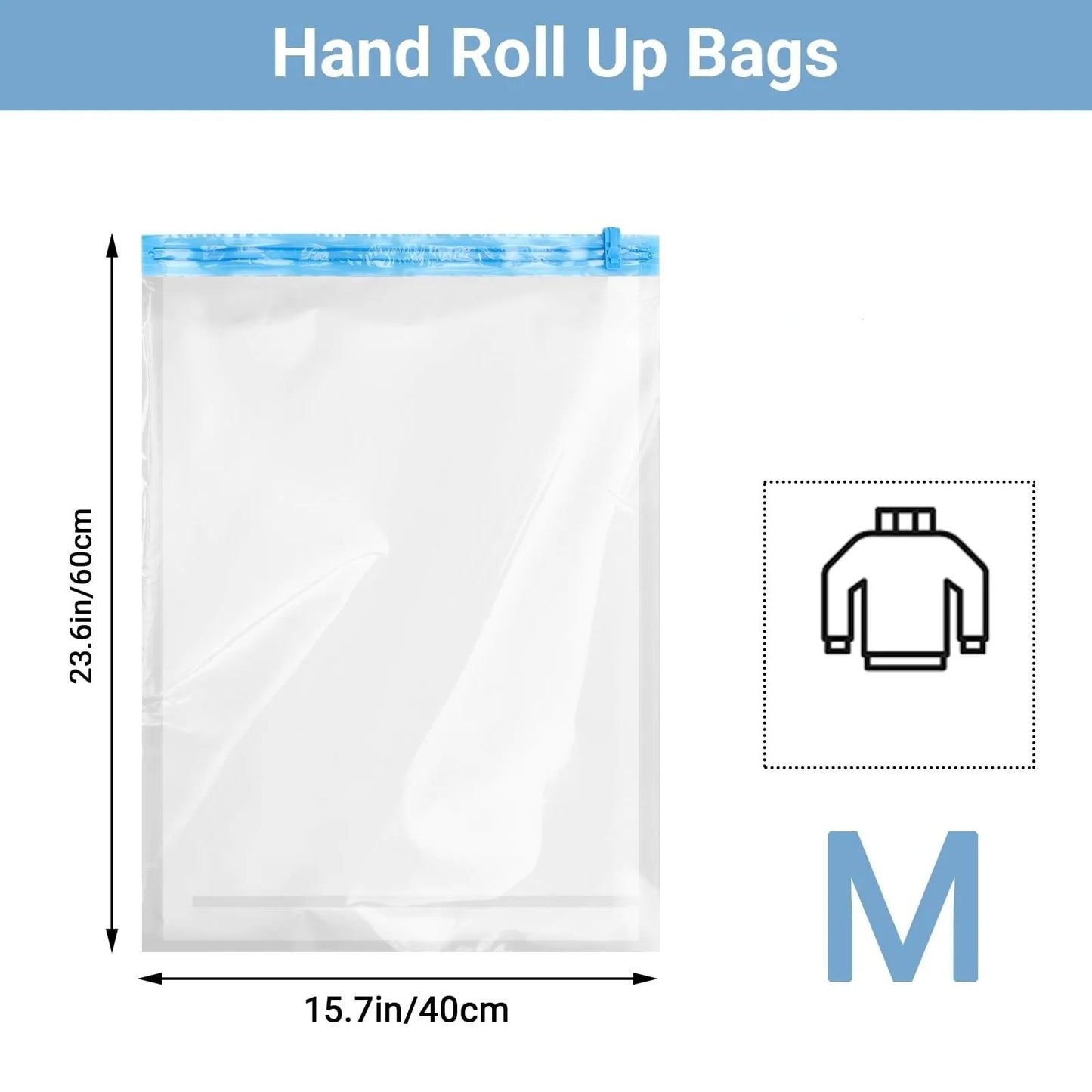 Bolsas de compresión al vacío para viaje y organización de ropa