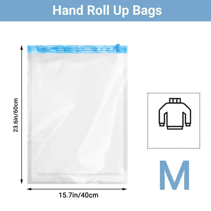 Bolsas de compresión al vacío para viaje y organización de ropa