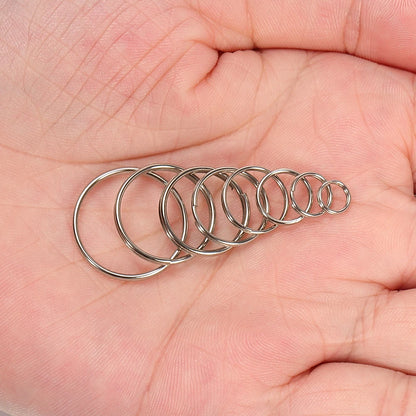 50 uds conector para llavero para DIY hacer llaveros Findings