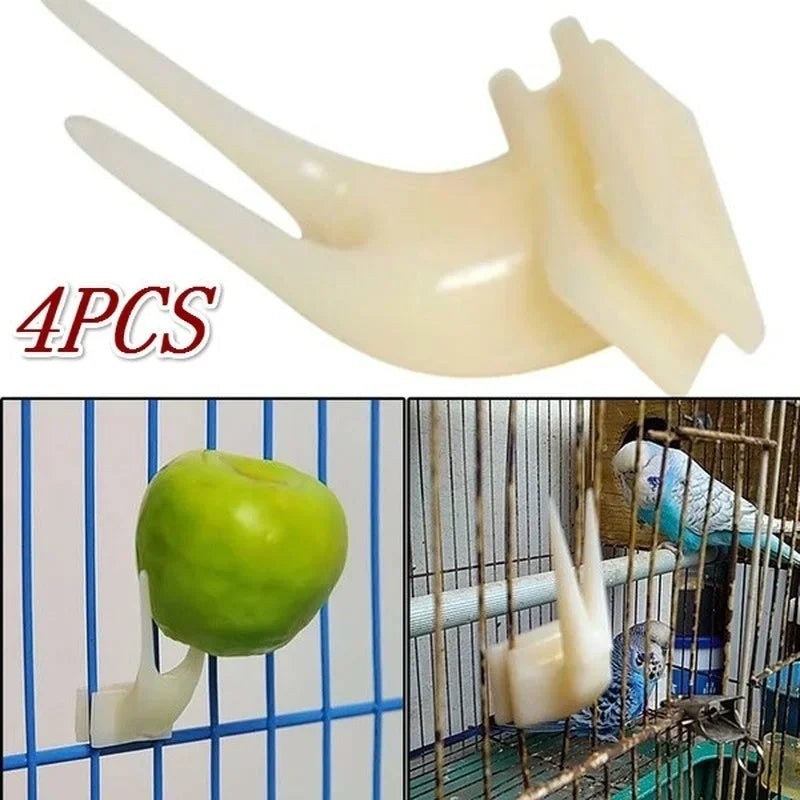 Soportes con pincho para fruta y comida de aves
