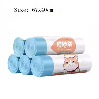 Bolsas gruesas con cordón para arenero inteligente de gato