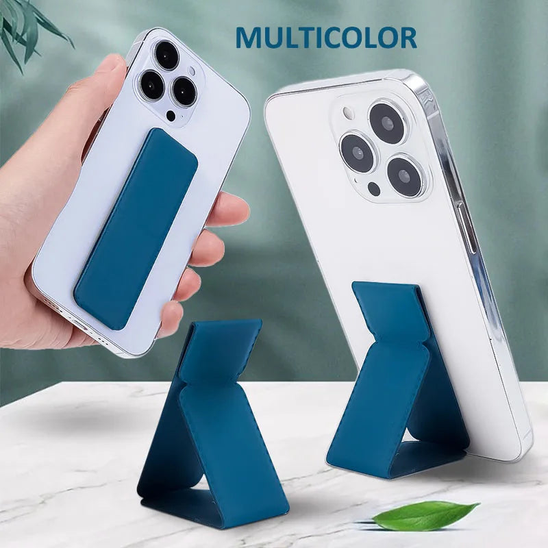 Soporte plegable adhesivo para móvil con anillo