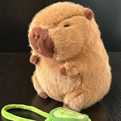 Peluche de capibara con mochila para sofá o regalo