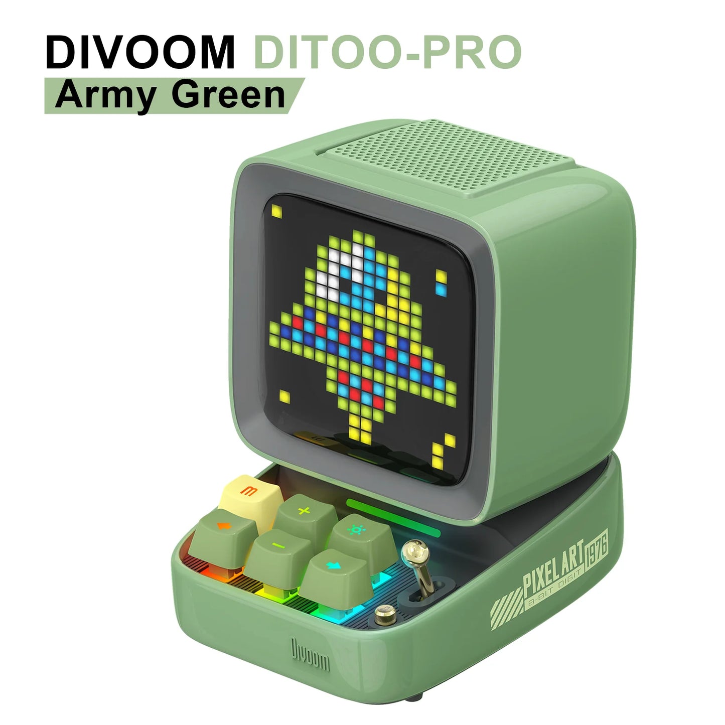 Altavoz Bluetooth retro Divoom Ditoo Pro con pantalla pixel art