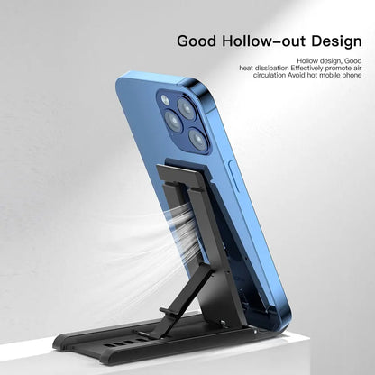 Soporte plegable portátil de escritorio para móvil y tablet