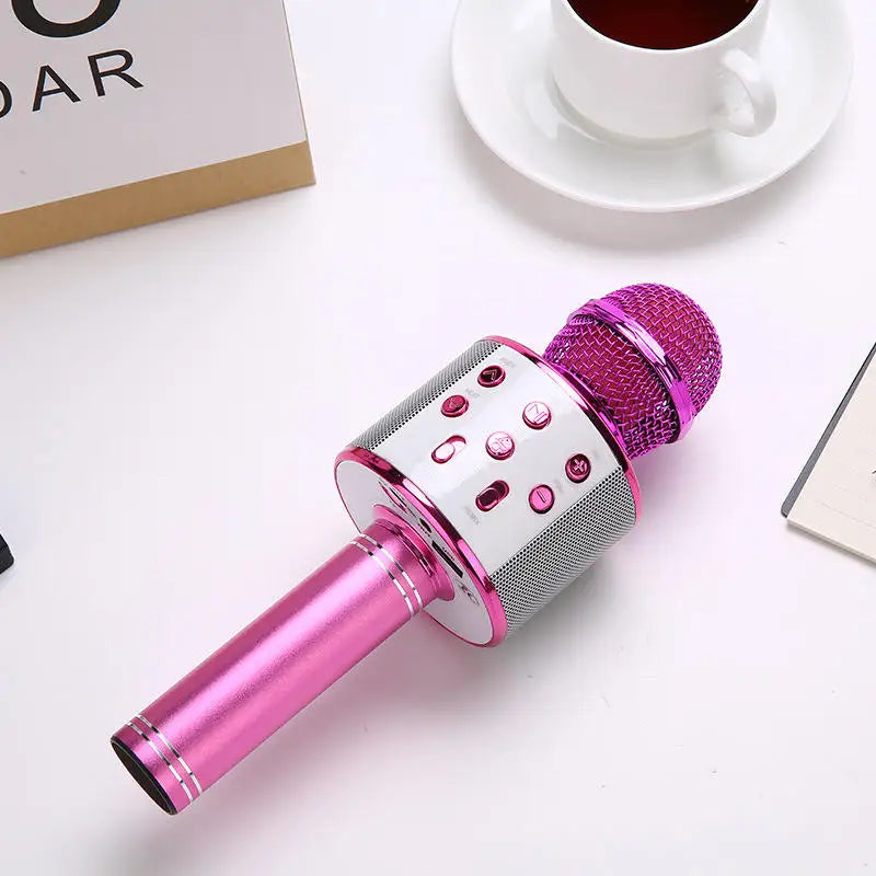Micrófono karaoke inalámbrico Bluetooth para fiestas