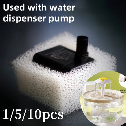Filtros de espuma para fuente de agua para gatos – Pack de 1/5/10 unidades