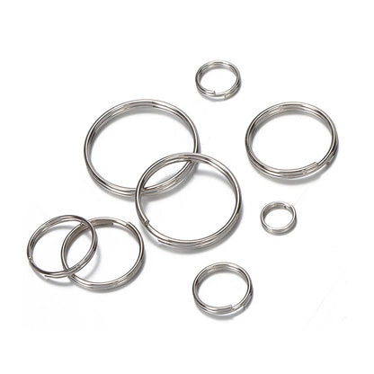 50 uds conector para llavero para DIY hacer llaveros Findings