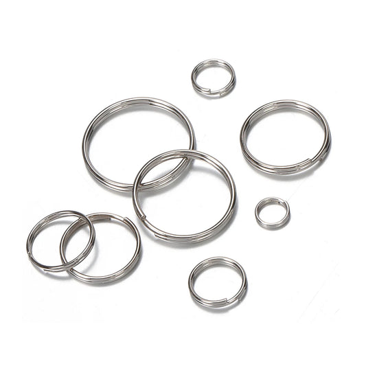 50 uds conector para llavero para DIY hacer llaveros Findings