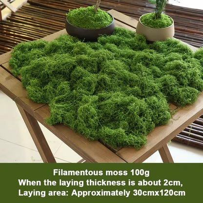 Lifelike Evergreen musgo artificial: Ideal para DIY Crafts, decoración del hogar, bodas &