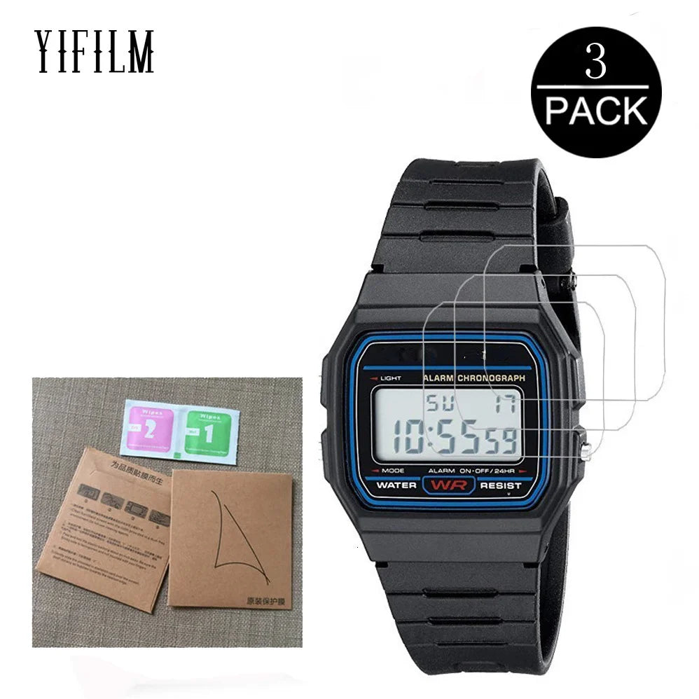 Pack de protectores antiimpacto para reloj clásico F91W