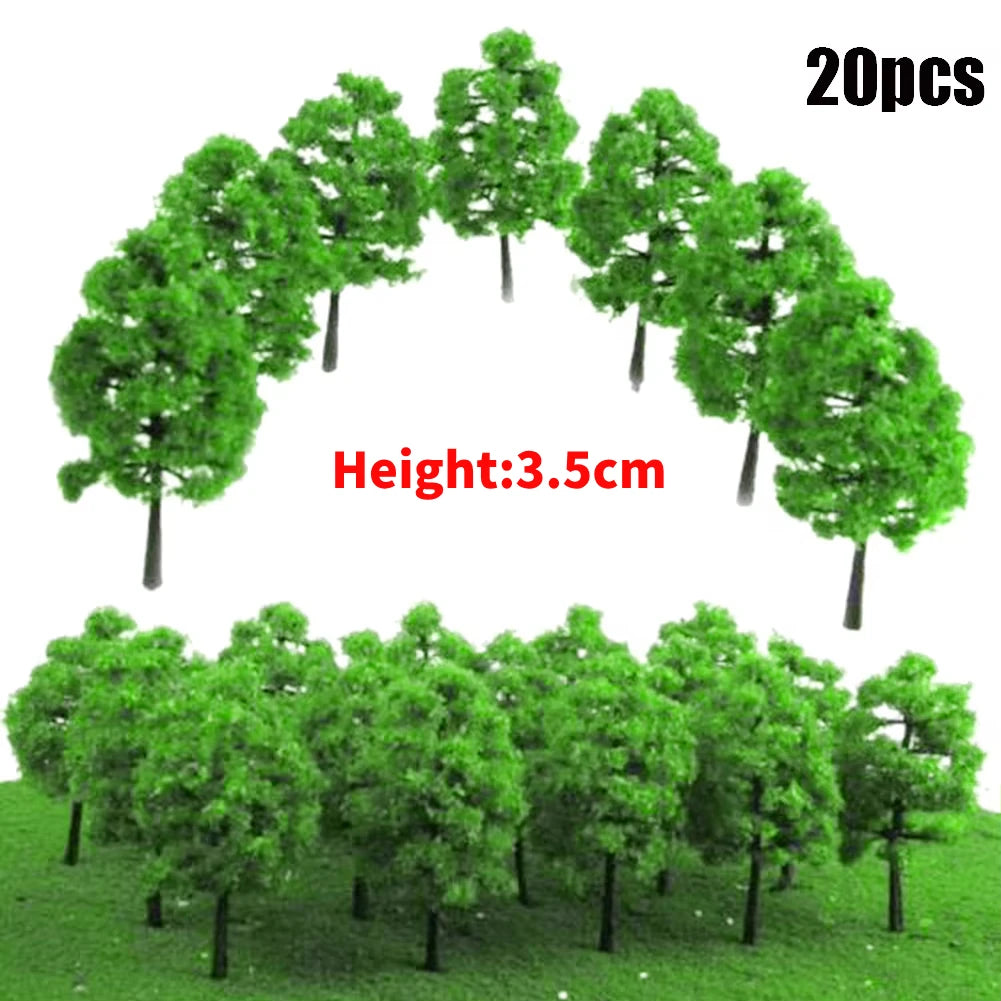 Pack de árboles miniatura para maquetas, dioramas y decoración