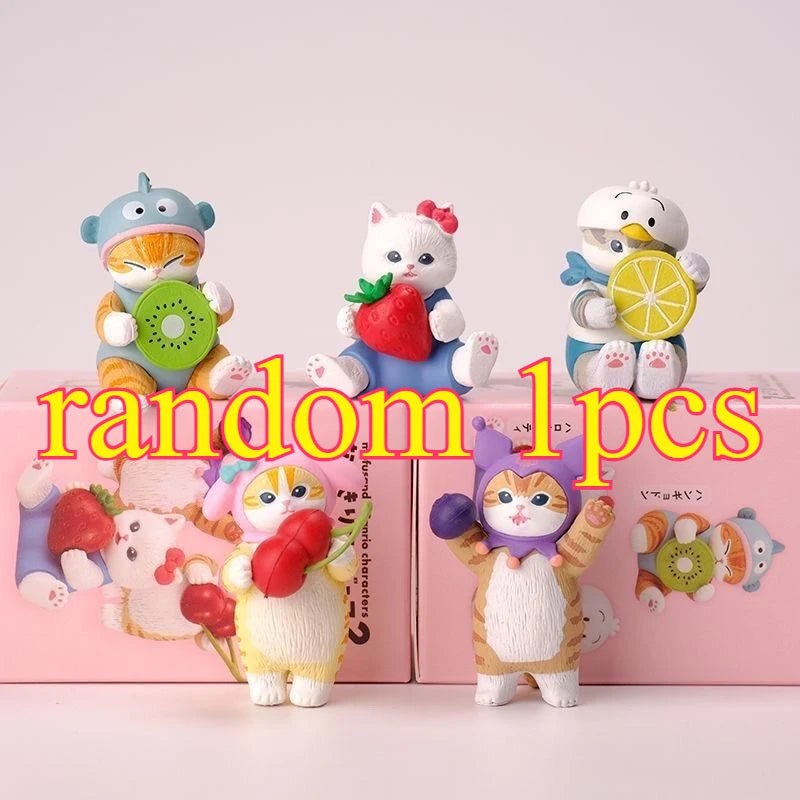 Caja sorpresa de gatitos kawaii – figuras decorativas coleccionables