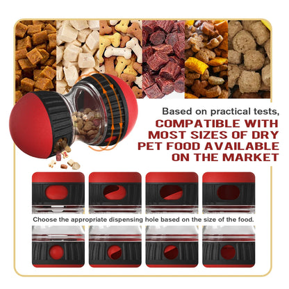 Juguete interactivo IQ para perros y gatos con bola dispensadora