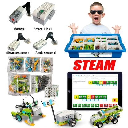 Set educativo WeDo 2.0 compatible con bloques de construcción