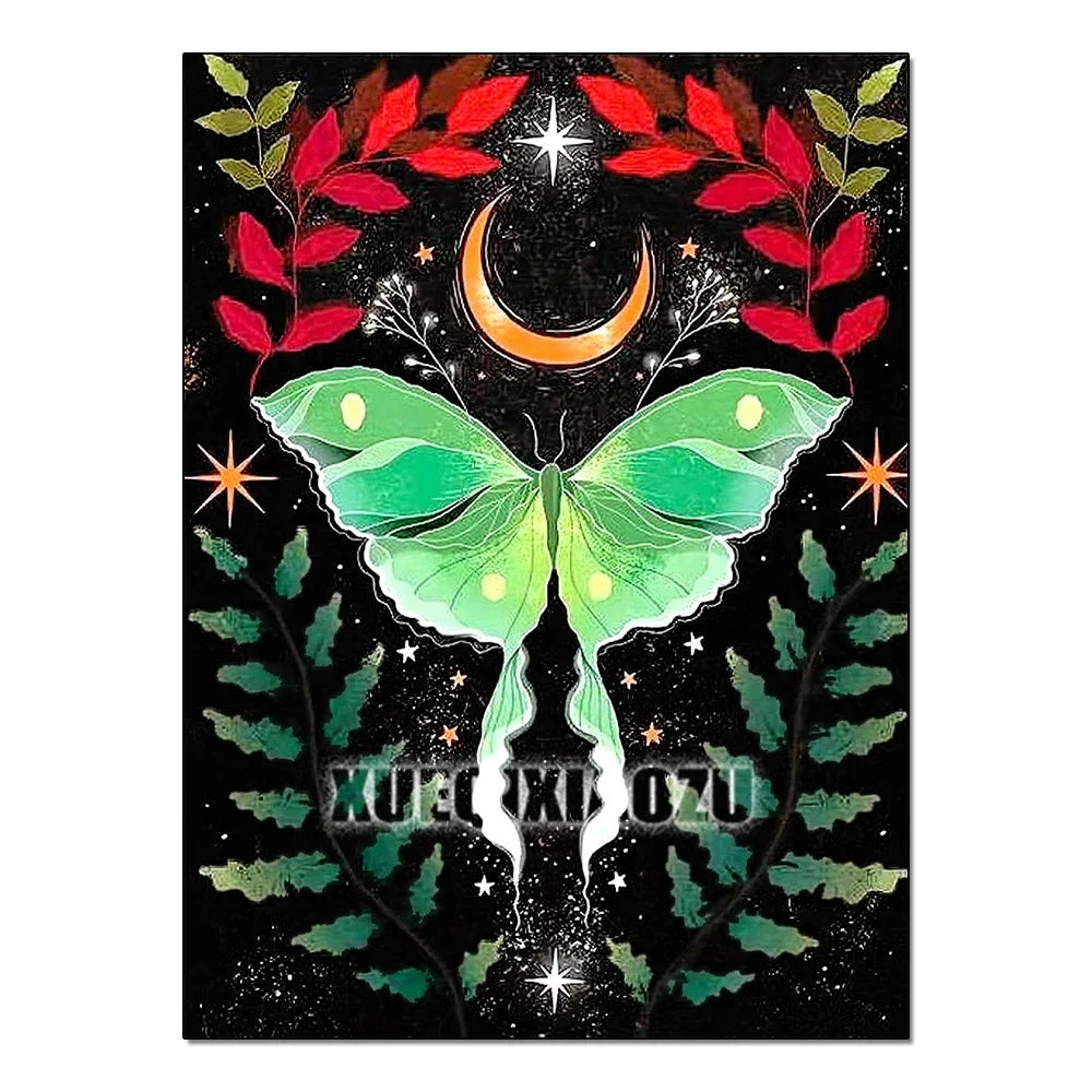 Kit de pintura con diamantes 5D de mariposa para principiantes
