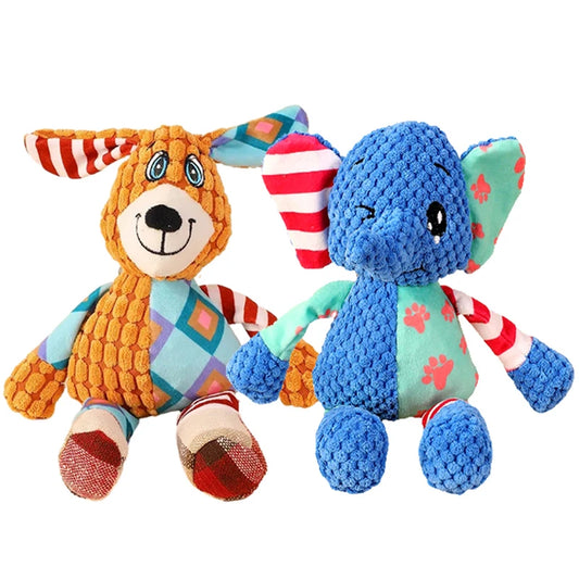 Juguete de peluche interactivo con sonido para perros y gatos