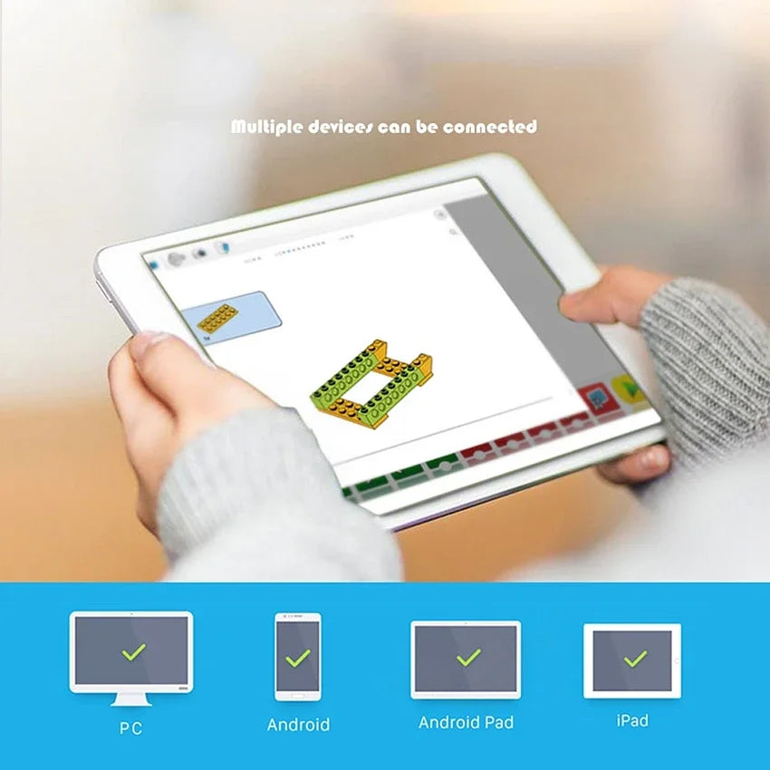 Set educativo WeDo 2.0 compatible con bloques de construcción